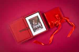 Folio Box with Matted Prints and Photo Album Exclusive