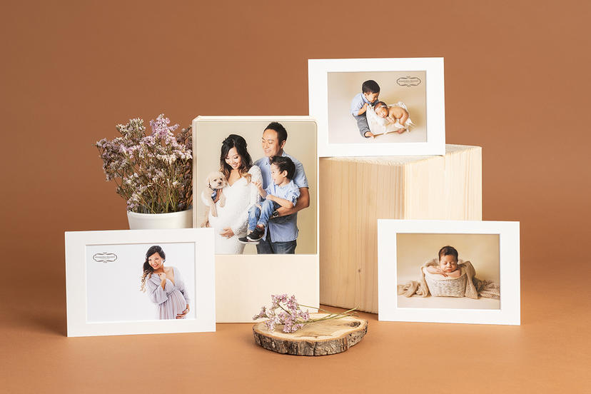 Folio Box Akryl Prestige ze zdjęciami rodzinnymi na kartach