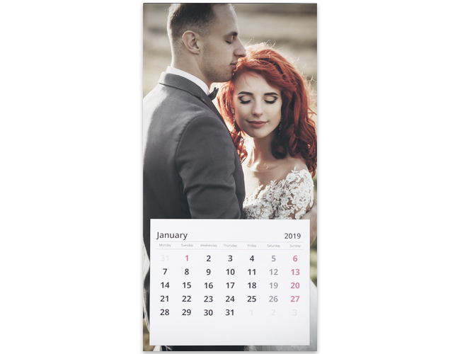 Fotokalendarz HD drukowany kalendarz z wyrywanym kalendarium nphoto