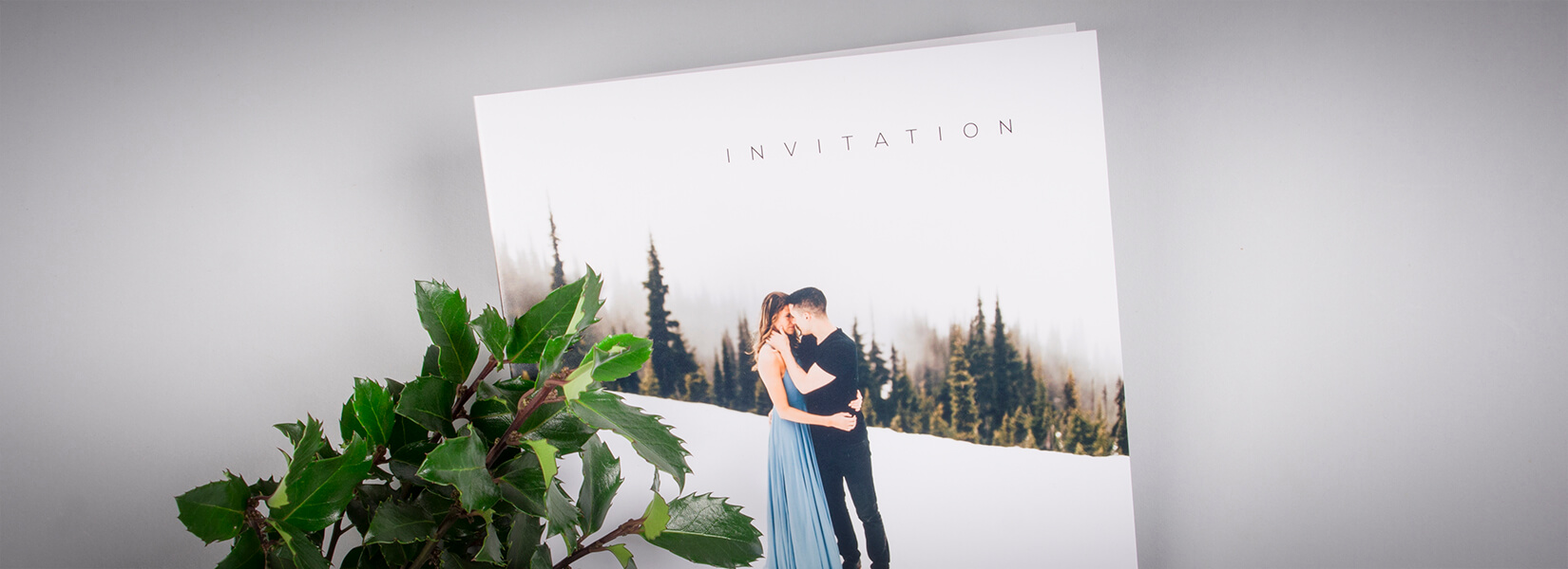 Grusskarte luxuriöse Hochzeitseinladung professionell gedruckt dicke Karte für Fotografen nPhoto 4