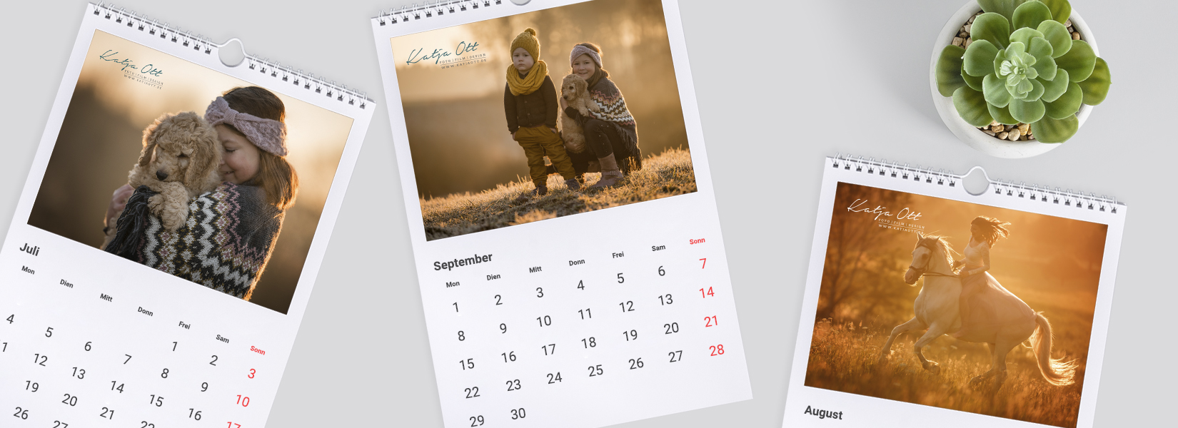 Fotokalender Basic - Verschiedene Formate, für professionelle Fotografen