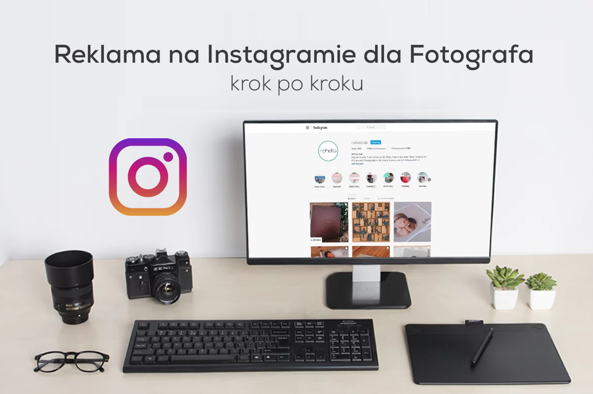 Reklama na Instagramie dla fotografa