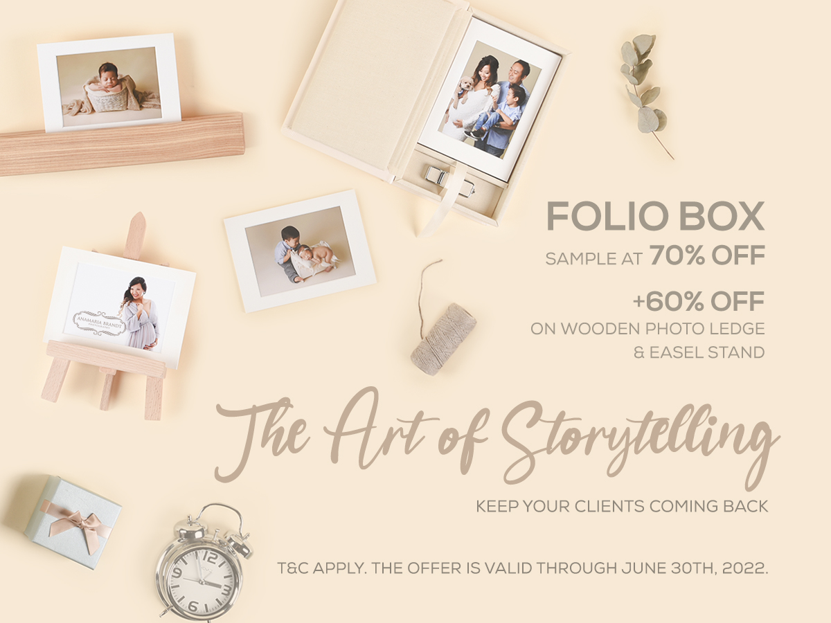 Folio box offer news for story telling