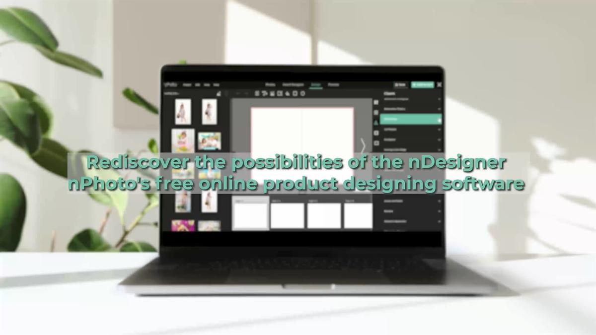 nPhoto nDesigner, software gratuito de diseño de productos fotográficos en línea