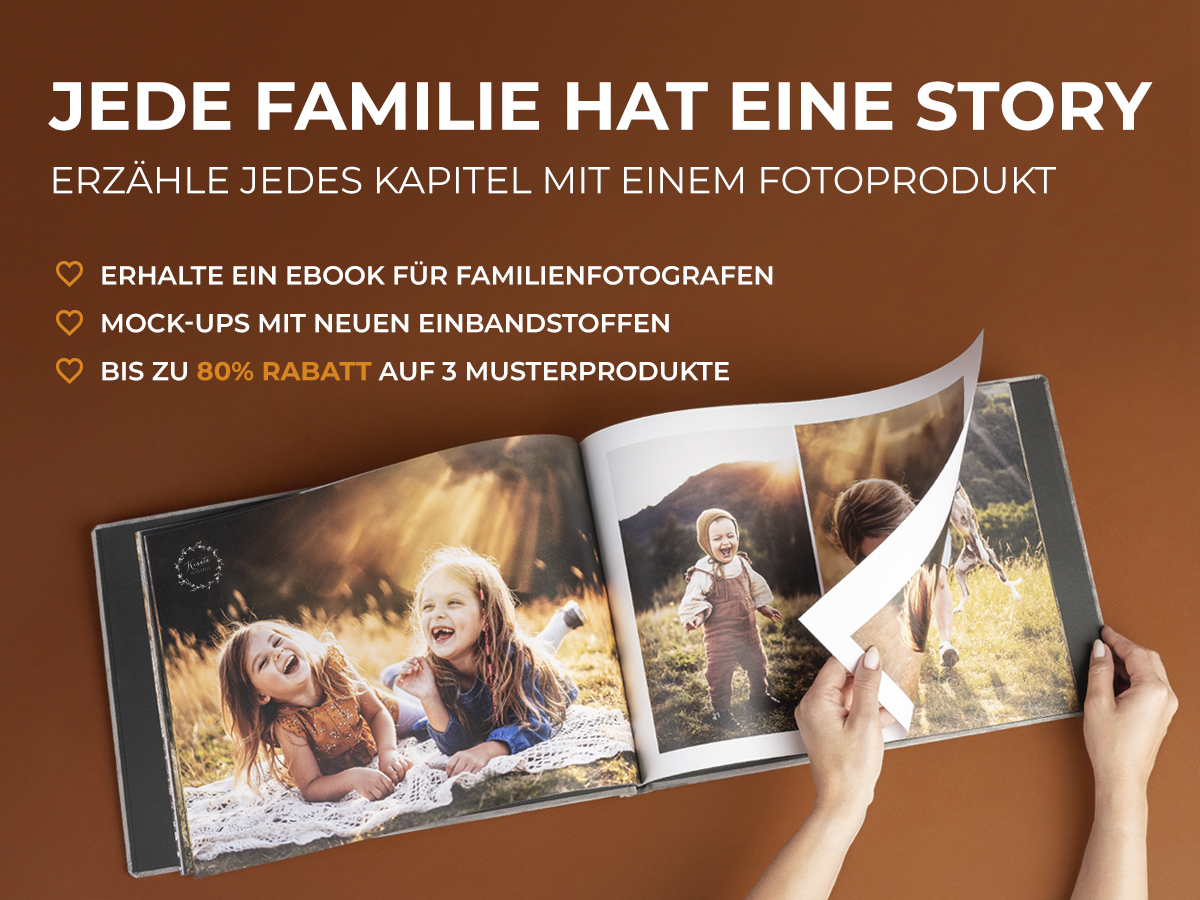 Hochwertige Fotoprodukte für professionelle Familienfotografen