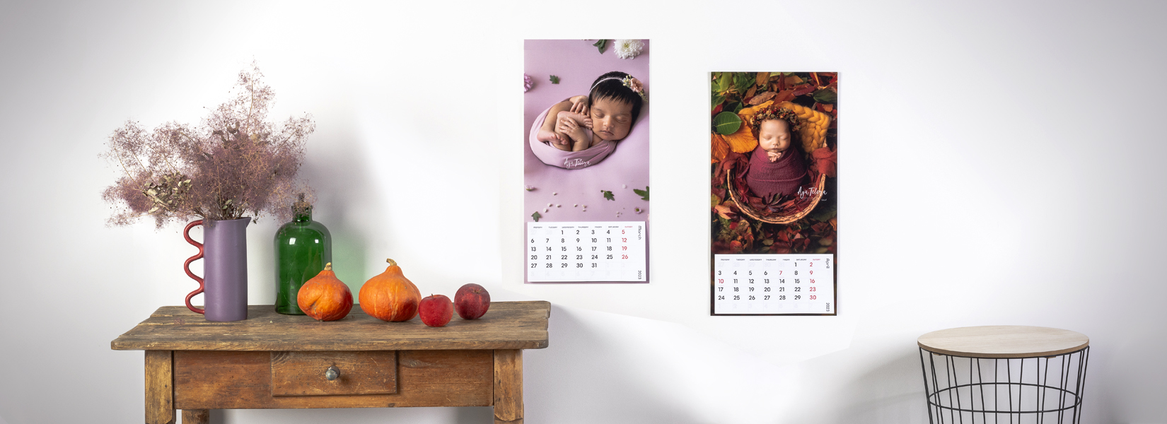 Fotokalender im GroÃŸformat in HD - Einseitig mit Kalenderblock