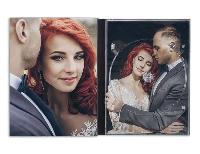 Boitier CD DVD personnalisé Coffret photo en couverture files photographes pofessionnels