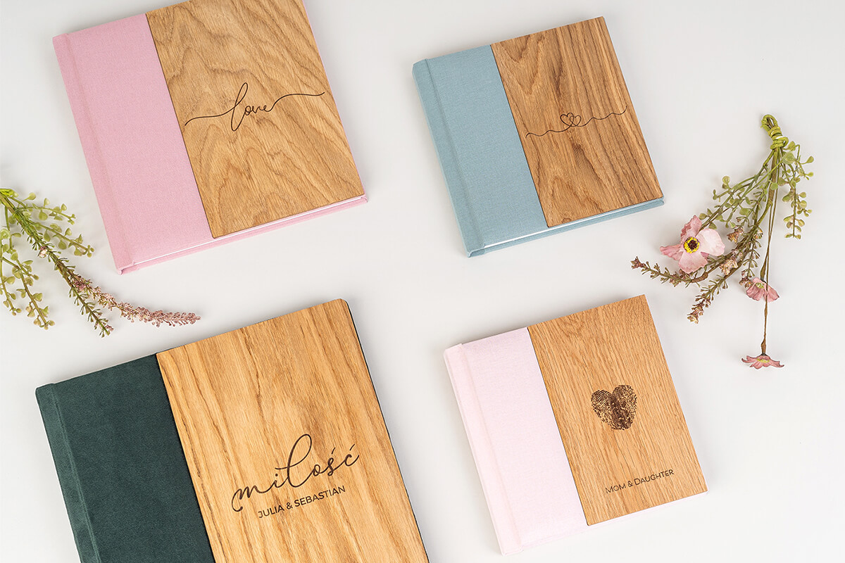 new wooden inserts on nphoto photo albums