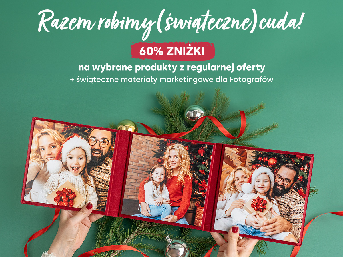 RABATY I PREZENTY OD NPHOTO. PRZYTUL ŚWIĄTECZNĄ PROMOCJĘ