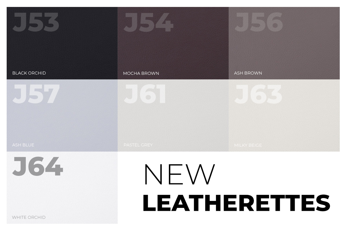 New leatherette cover materials