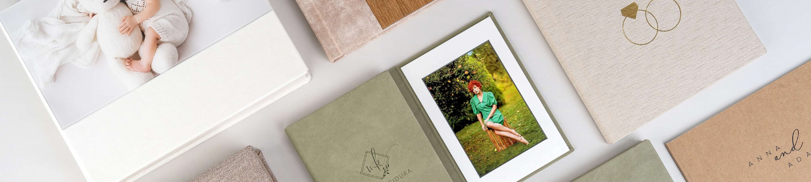 produits photo avec couvertures personnalisées en matériaux - velours, textiles, similicuirs par nPhoto