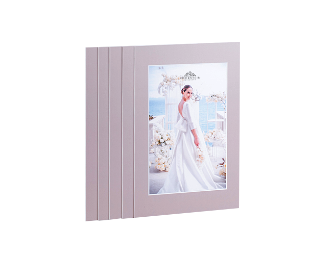Fotokarte Lite der You and Me Hochzeitskollektion von nPhoto – edle Präsentation für Hochzeitsbilder