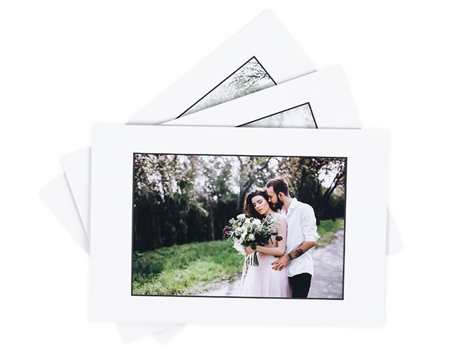 Fotos in Passepartouts