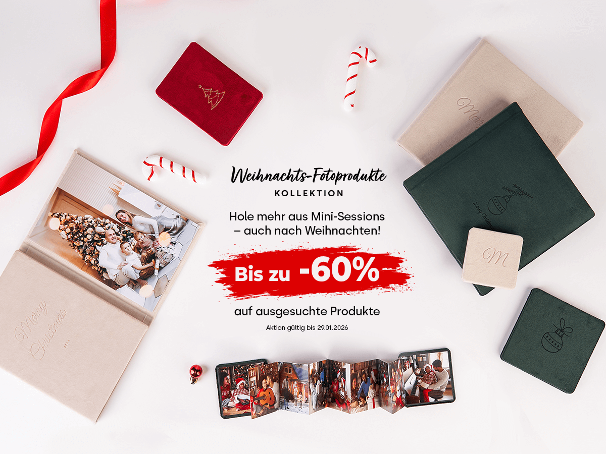 Rabatt auf Fotoprodukte für Fotografen