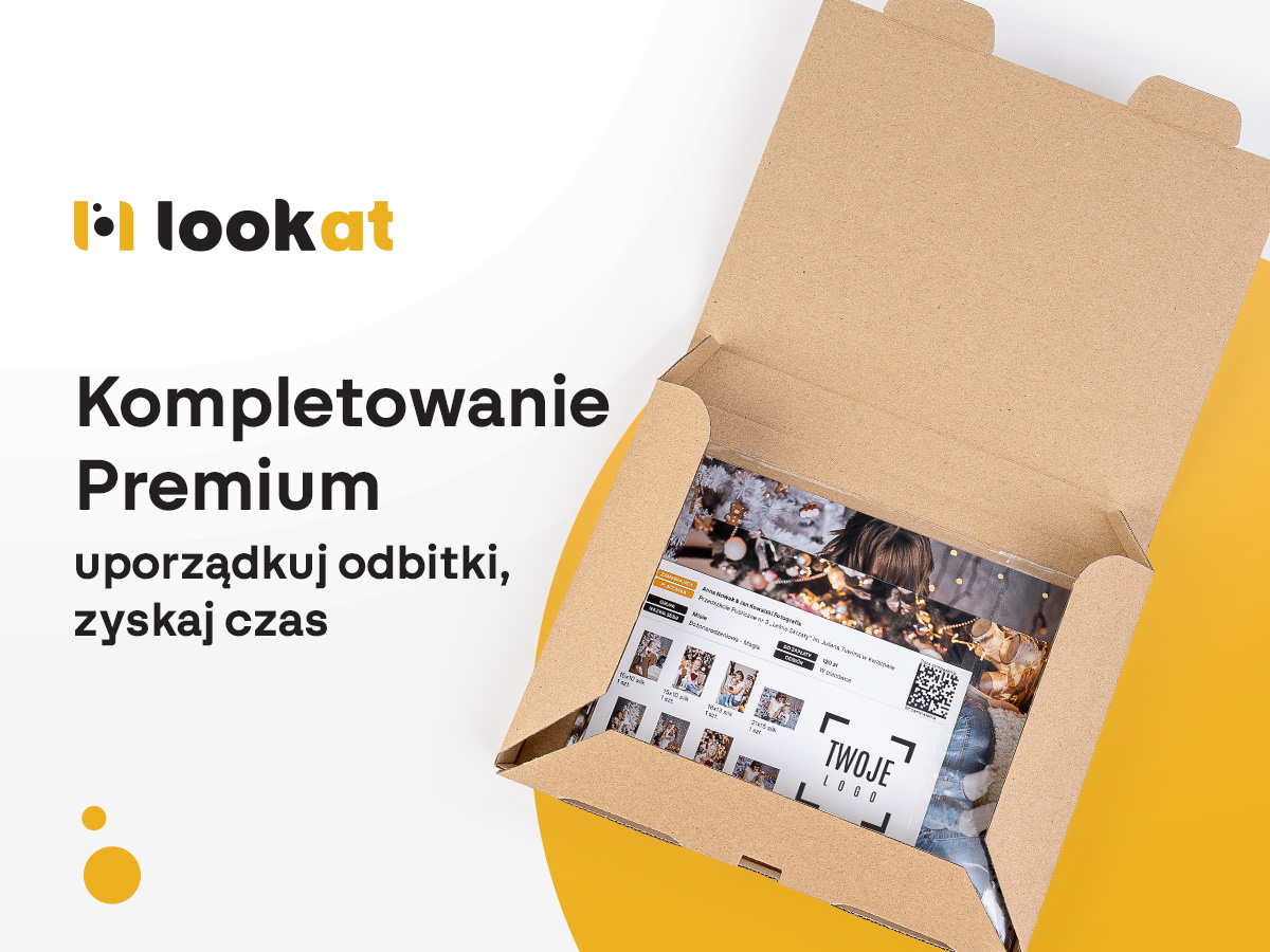 Kompletowanie Premium odbitek w LookAt - galerii online dla fotografów