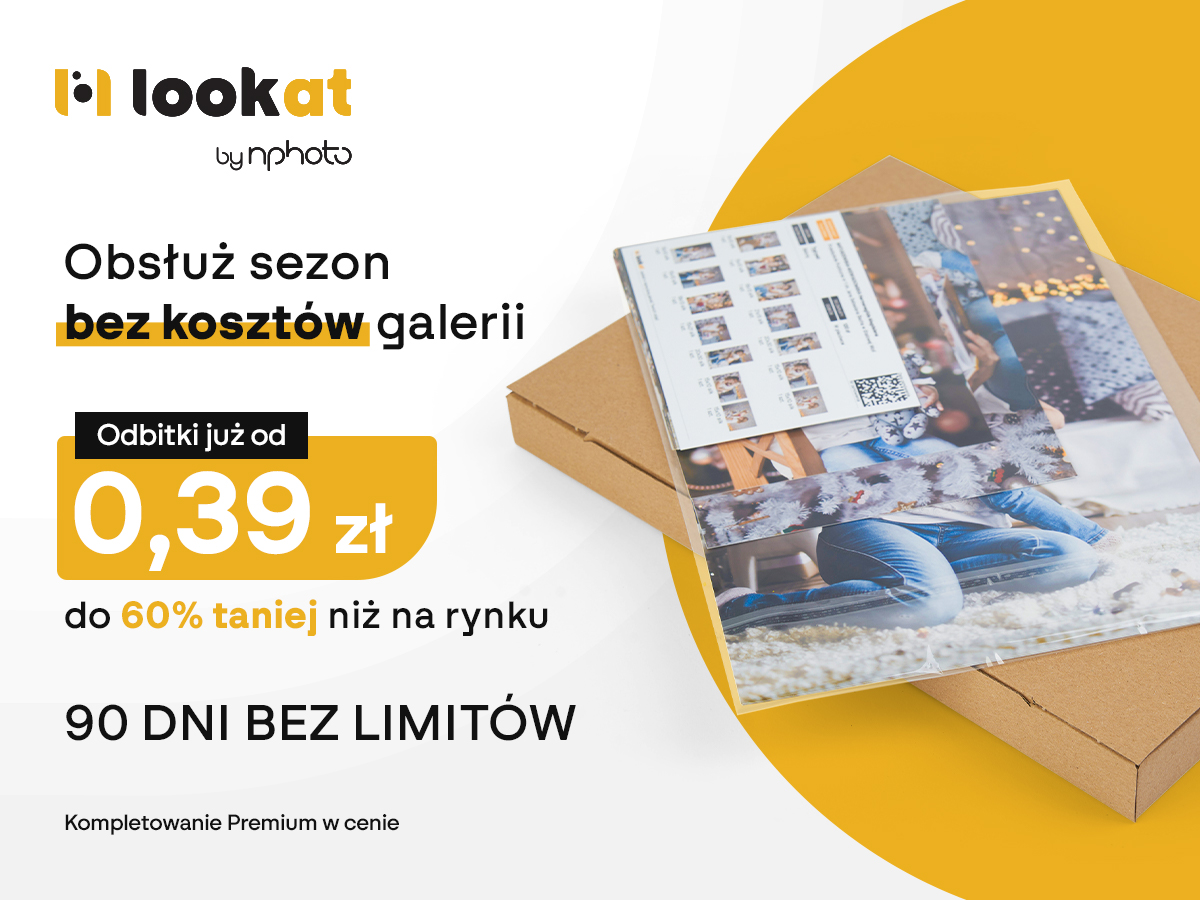 obsłuż sezon komunijny i szkolny bez kosztów galerii online i z najniższą ceną odbitek w LookAt