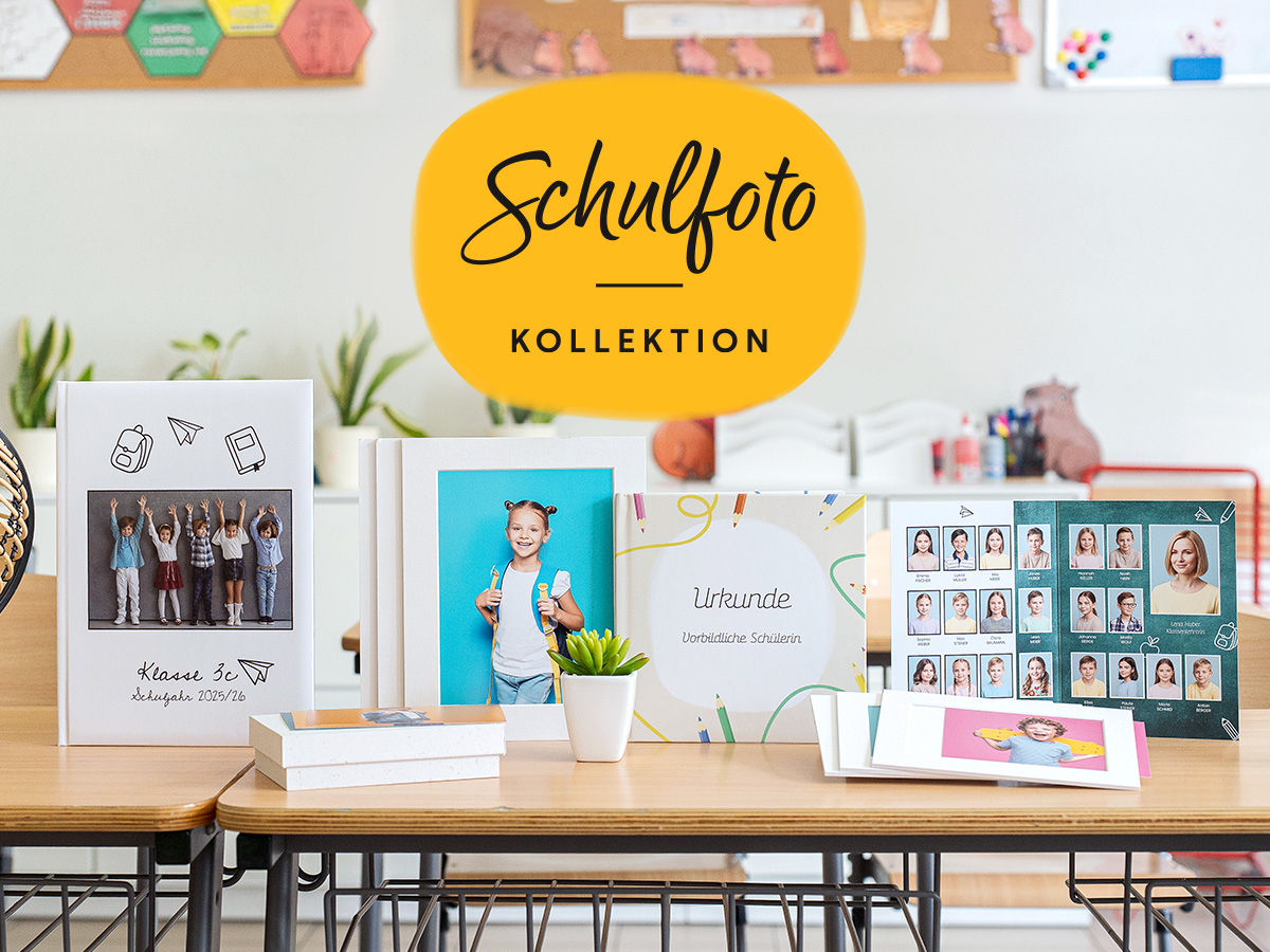 Fotoprodukte und Sets für die Kita- und Schulfotografie