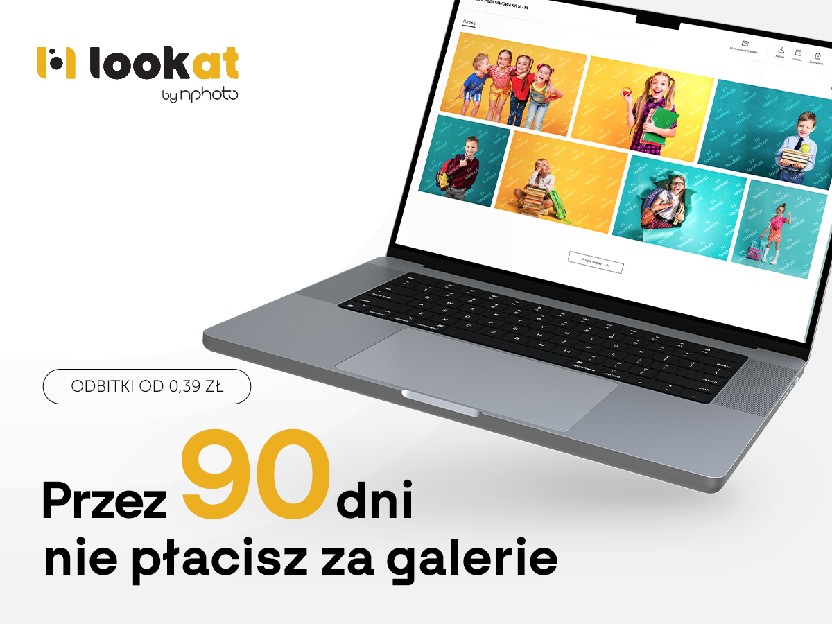 obsłuż sezon komunijny i szkolny bez kosztów galerii online i z najniższą ceną odbitek w LookAt