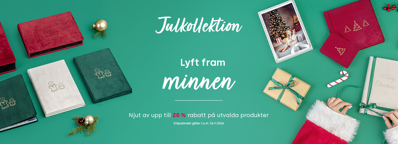 Julerbjudande Exklusivt layflat-fotoalbum