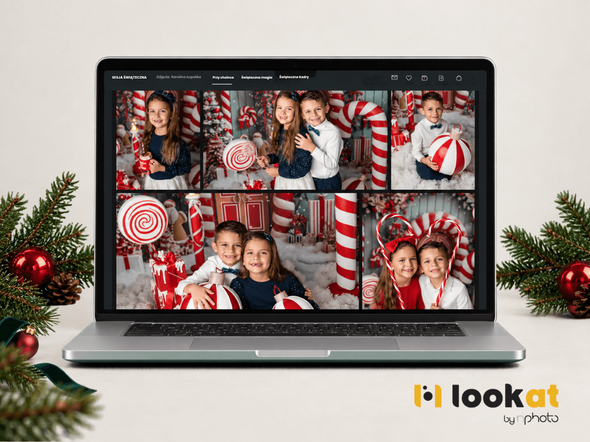 Galeria online - sesja świąteczna na Boże Narodzenie w LookAt