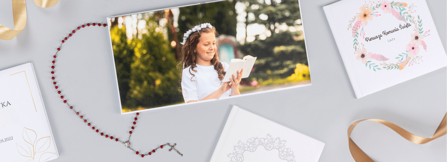 Profesjonalne fotoalbumy komunijne dla fotografa - Pierwsza Komunia Święta