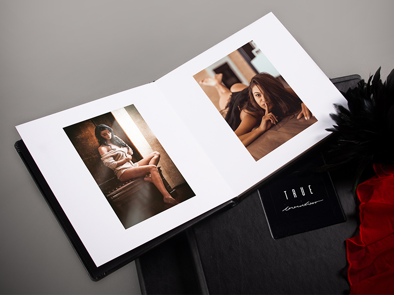 Complete Set - Fotoalbum mit Boudoirfotografien für professionelle Fotografen