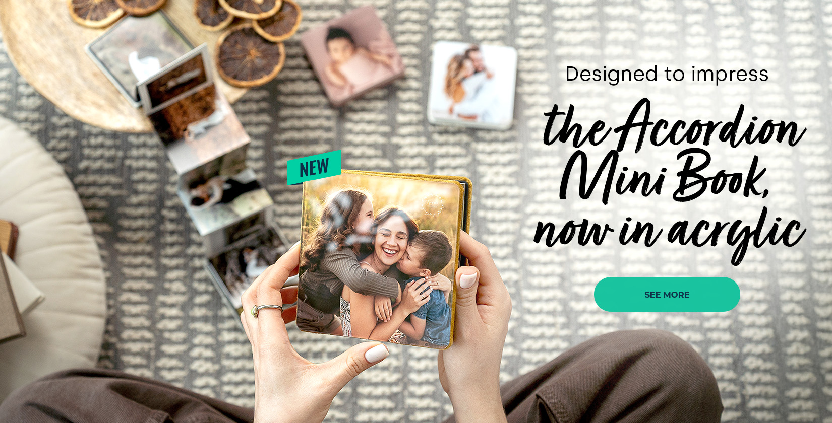 Acrylic Accordion Mini Book