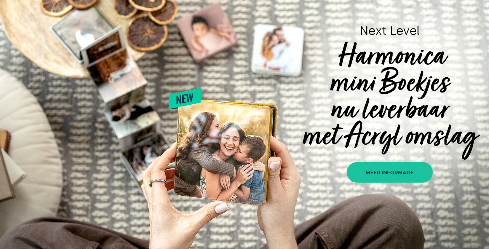 Acrylic Harmonica mini Boekje