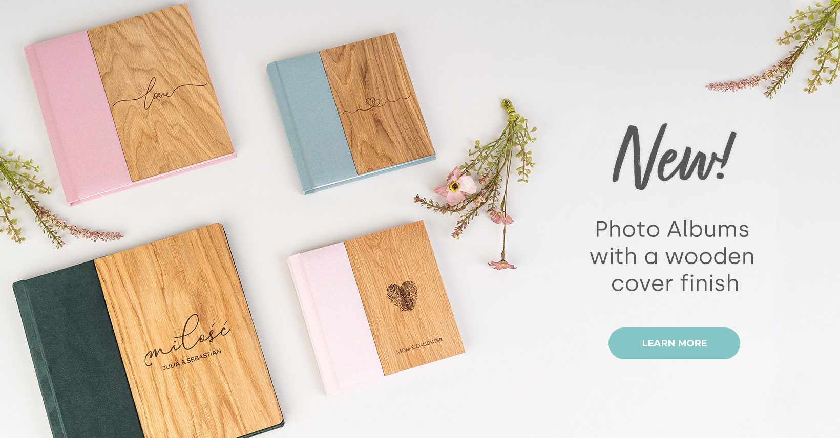 Wooden Cover for Photo Albums