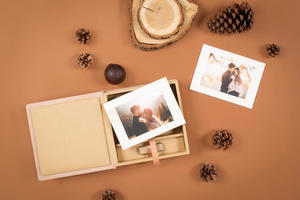 Passepartout Box mit Fotos in Passepartout-Rahmen