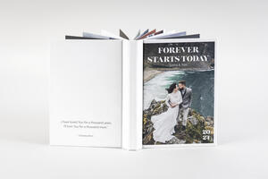 Fotoalbum mit bedrucktem Cover
