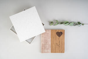Fotoalbum mit Holzcover