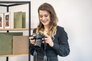 Fotograf mit Kamera