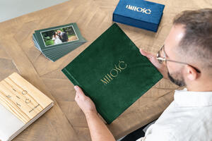 Fotoalbum wzór "MIŁOŚĆ",  oprawa V7