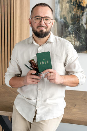 Dawid Mazur ambasador kolekcji ślubnej i Harmonijka z kolekcji 