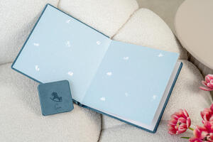 couverture intérieure - motif «jouets»