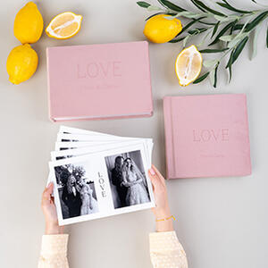 Álbum de Foto 8x8" + Caja para Impresiones 6x9"+ Tarjetas Lite6x9"