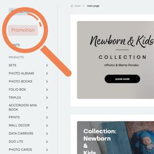 Here's where you find the Promotion tab