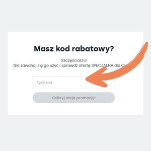 Kod promocyjny wpisz w tym okienku