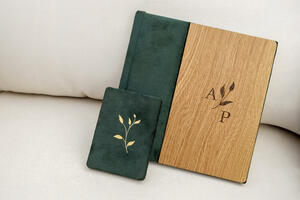Photo Album and Accordion Mini Book V7 - Leaves theme