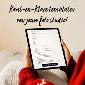 Afspraken document voor jullie Kerstshoots