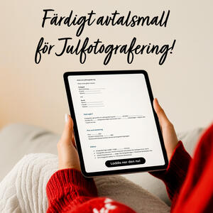 Exempelavtal för julfotograferingar