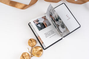 Harmonijka ze zdjęciami i cytatem 