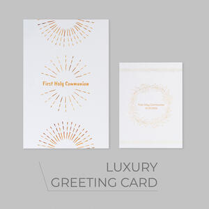 LUXURY GREETING CARD