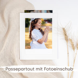Passepartout mit Fotoienschub