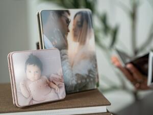 Acrylic accordion mini book 5