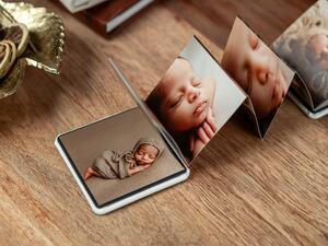 Acrylic accordion mini book 6