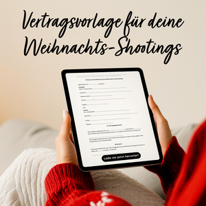 Fertige Vertragsvorlage für Weihnachtsshootings