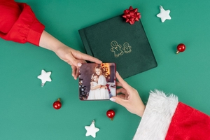 Christmas Accordion Mini Book with Acrylic