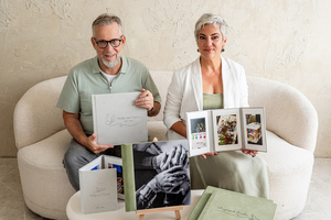 Boukje Canaan and Rob de Joode presenting products in the Farewell Collection